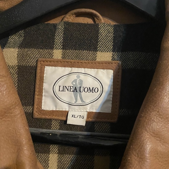 SOLD Vintage Línea Uomo Italian Leather Jacket - Picture 3 of 7